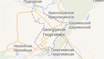 Георгиевск - детальная карта