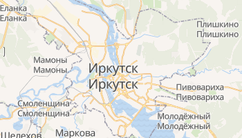 Иркутск - детальная карта