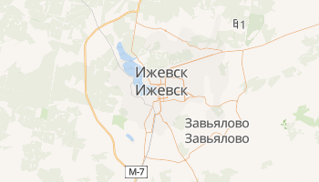 Ижевск - детальная карта