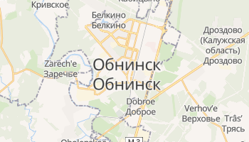 Обнинск - детальная карта