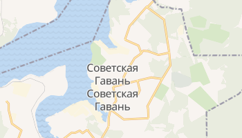 Советская Гавань - детальная карта