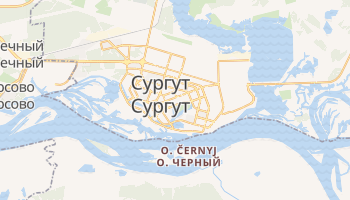 Сургут - детальная карта