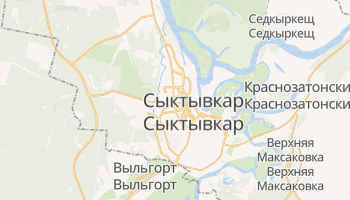 Сыктывкар - детальная карта