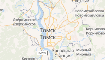 Томск - детальная карта