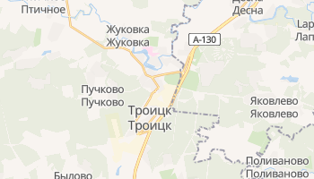 Троицк - детальная карта