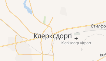 Клерксдорп - детальная карта
