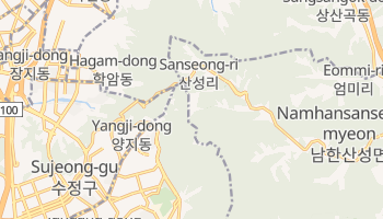 Кванджу - детальная карта