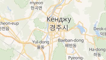 Кёнджу - детальная карта