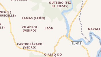 Леон - детальная карта