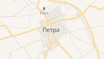 Петра - детальная карта