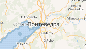 Понтеведра - детальная карта