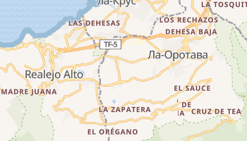 Пуэрто-де-ла-Крус - детальная карта