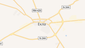 Екла - детальная карта