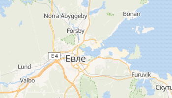 Евле - детальная карта