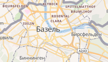 Базель - детальная карта