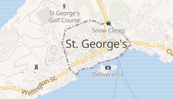 Сент-Джордж - детальная карта