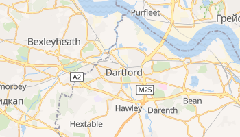 Дартфорд - детальная карта