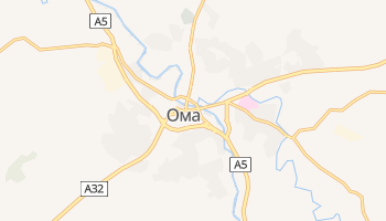 Ома - детальная карта