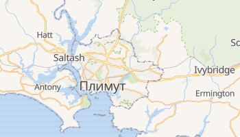 Плимут - детальная карта