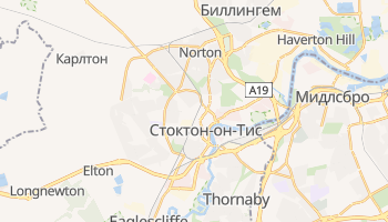 Стоктон-он-Тис - детальная карта