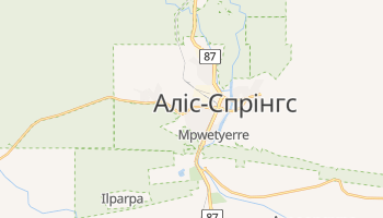 Аліс-Спрінгс - детальна мапа