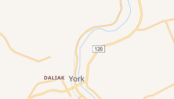 Йорк - детальна мапа