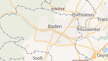 Баден - детальна мапа