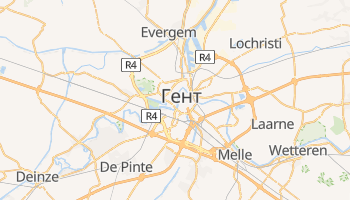 Гент - детальна мапа