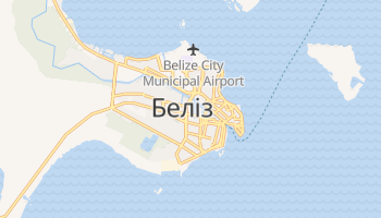 Беліз - детальна мапа