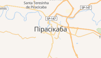 Пірасікаба - детальна мапа