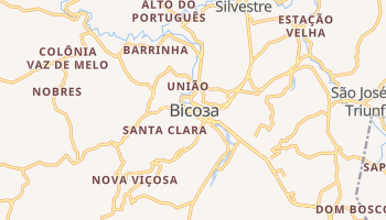 Вісоза - детальна мапа