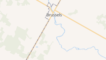 Брюссель - детальна мапа