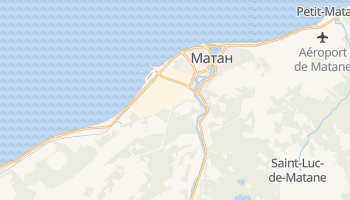 Матан - детальна мапа