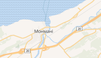 Монмані - детальна мапа