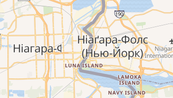 Ніагара-Фоллс - детальна мапа