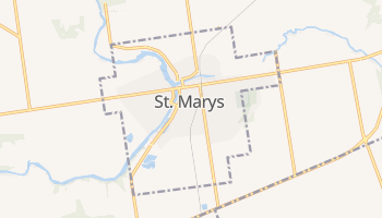 Сент Маріс - детальна мапа