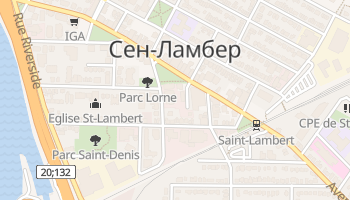 Сен-Ламбер - детальна мапа