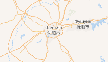 Шеньян - детальна мапа