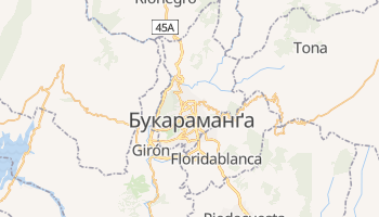 Букараманґа - детальна мапа