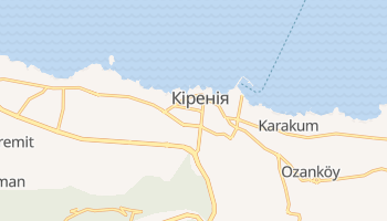 Кіренія - детальна мапа