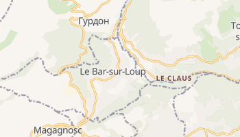 Ле-Бар-сюр-Лу - детальна мапа