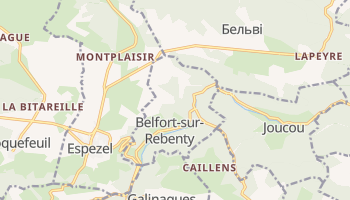 Бельфор - детальна мапа