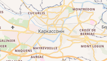 Каркассонн - детальна мапа