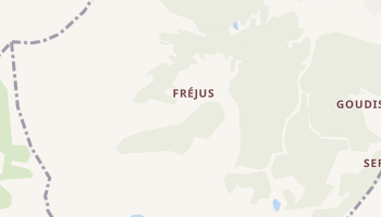 Фрежус - детальна мапа