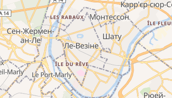 Ле-Везіне - детальна мапа