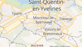 Монтіньї-ле-Бретонне - детальна мапа