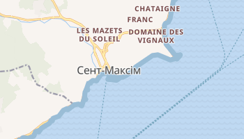 Сент-Максім - детальна мапа
