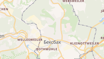 Бексбах - детальна мапа
