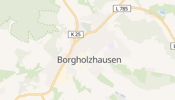 Борггольцгаузен - детальна мапа