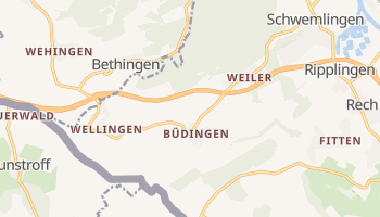 Бюдінген - детальна мапа